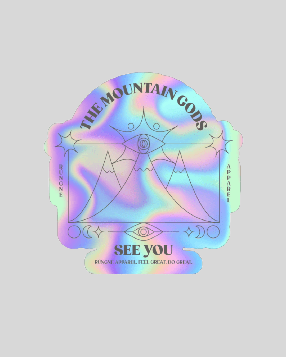 Mountain Gods See You Sticker - Rúngne